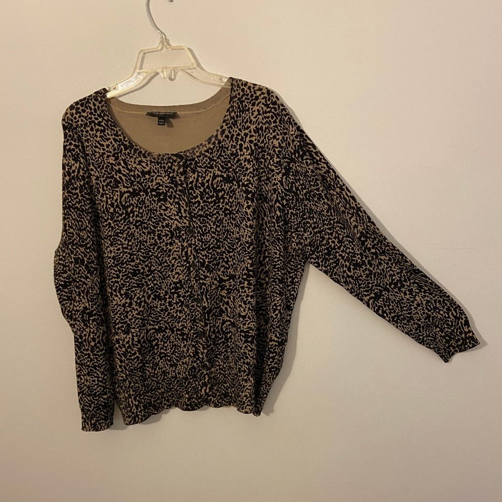Lane Bryant Animal Print Cadigan Size 22/24